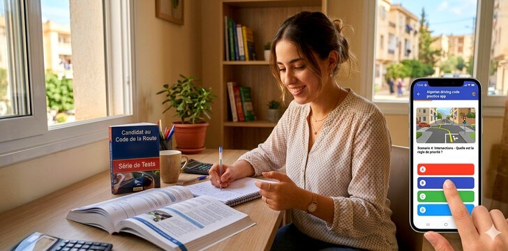 étudier le code de la route à l'aide d'applications